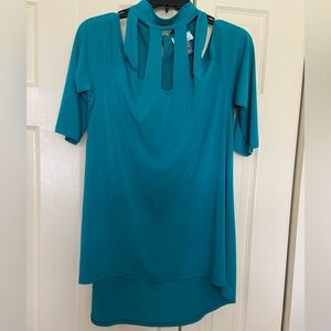 Fashionable Teal Women's Top
